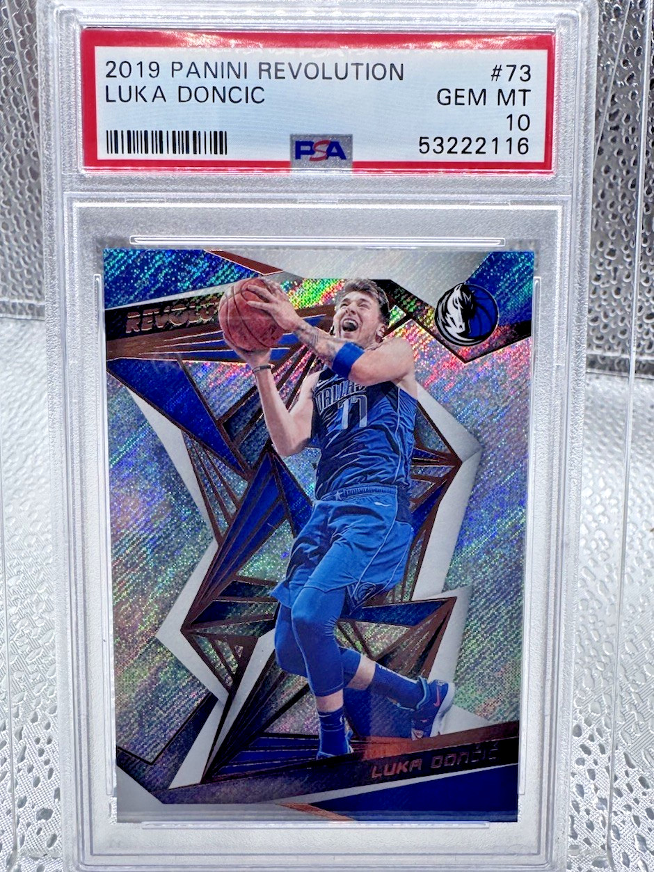Panini 2019-20 Revolution Luka Dončić #73 Base PSA 10 Dallas Mavericks