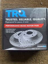 Trq Bra74892 Disc Brake Rotors For Mazda 3 2004-2013 Rear