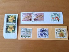 Schweiz Briefmarken  aufgeklebt  und gestempelt 