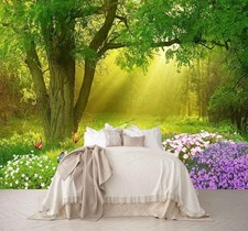 Reyhui Forest Wallpaper Flower and Road