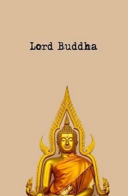 Lord Buddha: 150-page Diary With Gold Lord Buddha Statue Art on the Cover by Jou