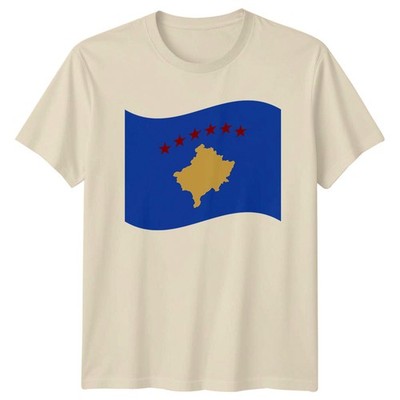 T-Shirt Kosovo Karte wehende Flagge Erbe Kosovo Geburtstag Geschenk für Sie und Ihn