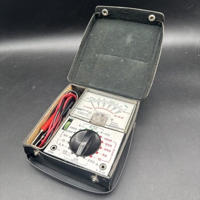 Universal Enterprises M 75 Analog Multimeter UEI with case USED