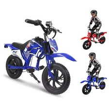 200W Kids Electric Motorcycle with Twist-Grip Throttle, 12" Spring Suspension