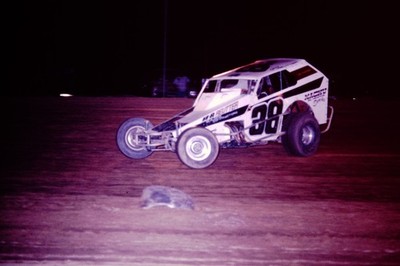 JUNE 1986 Dirt Race Car Delaware Pakon  Slide BS-C