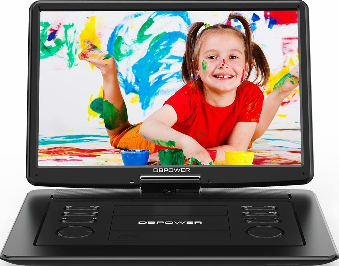DBPOWER ポータブル ビデオ プレーヤー DBPOWER 17.9 inch Portable DVD Player with 15.6