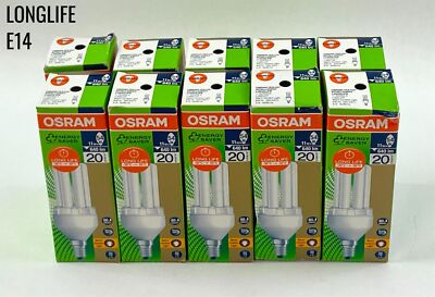 Osram Dulux Intelligent 11W E14 SES White 220-240V Energy Saver Set of 6