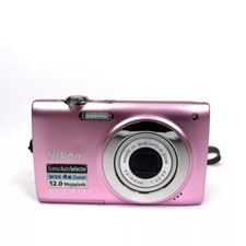 Nikon COOLPIX S2500 12.0MP 4x Optical Zoom Pink Digital Camera Battery English
