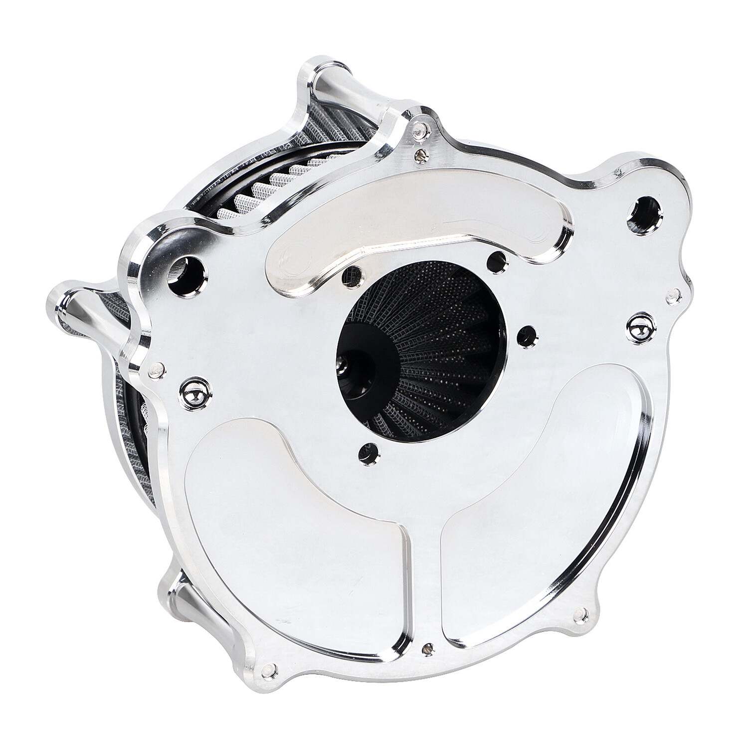 Air Cleaner Grey Intake Filter Kit For Harley Road King Softail Custom FLHRS US