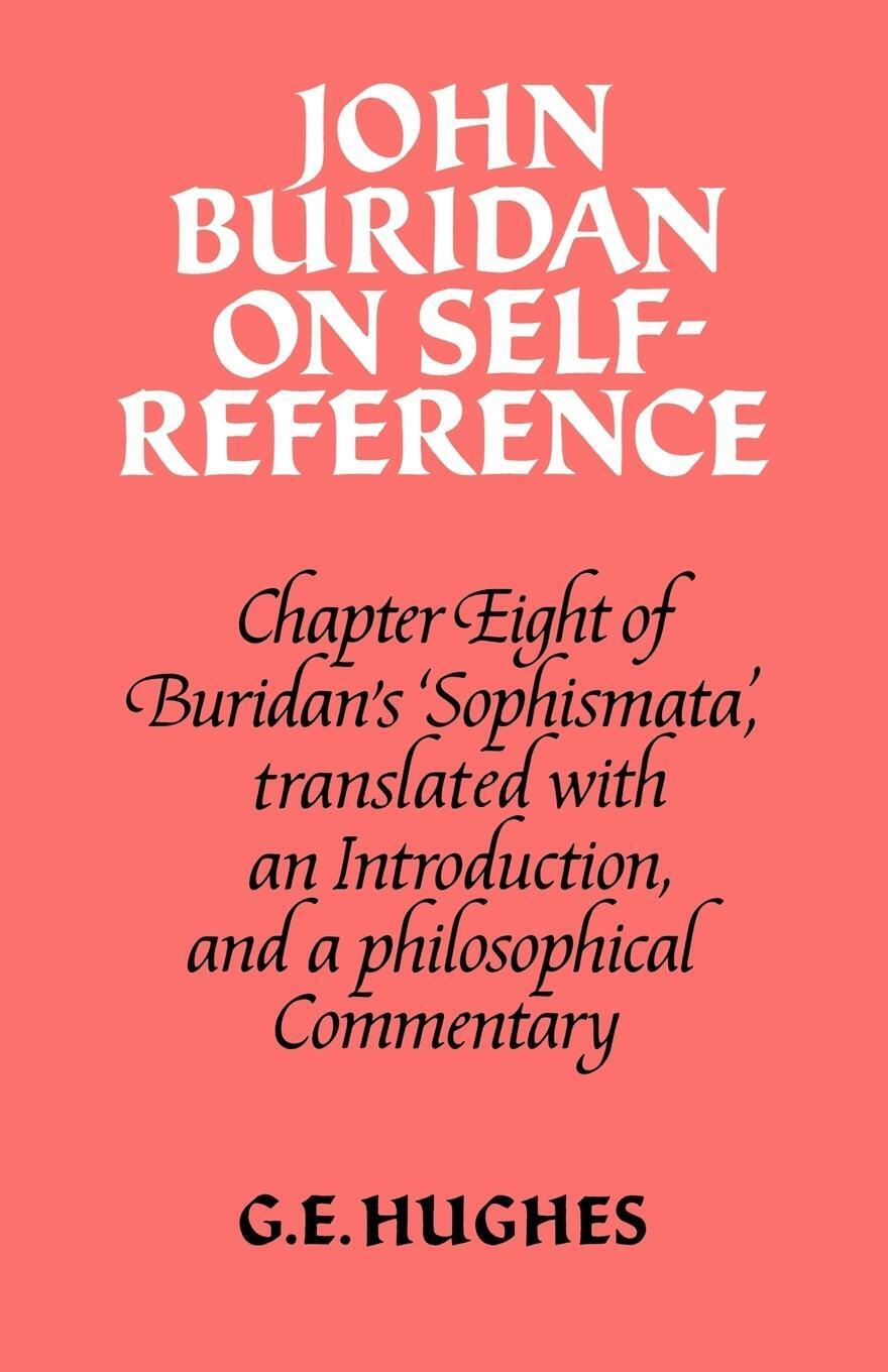 Thumbnail - John Buridan On Self-reference John Buridan Taschenbuch Paperback