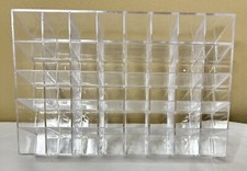 Lipstick Holder Organizer, 40 Slots, Clear, Acrylic, New