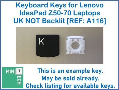 Tastatur Ersatz Tasten für Lenovo IdeaPad Z50-70 Laptop UK Layout NICHT Hintergrundbeleuchtung