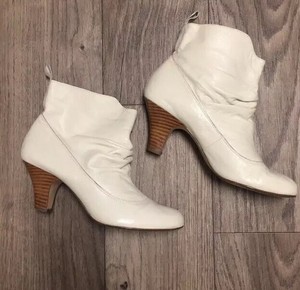 steve madden white ankle boots