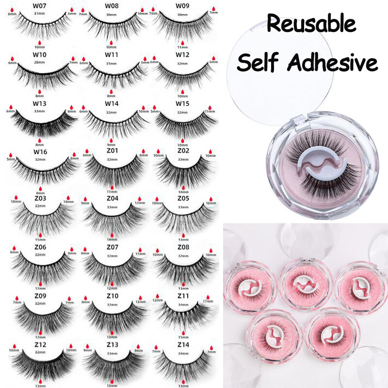 Selbstklebend Wimpern Glue-Free Unsichtbare Band Wiederverwendbar Nerz  Falsche , | eBay.de