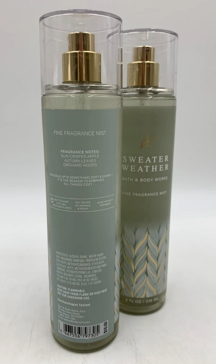 Sweater weather online body mist review