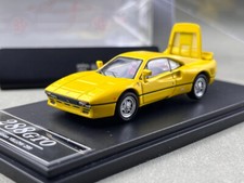 EY HM 1:64 Yellow 288 GTO Racing Sports Classic Model Diecast Collect Car