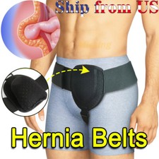 Inguinal Groin Hernia Belt Hernia Support Pain Relief Truss Brace Removable Pads