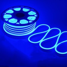 110V Neon LED Strip Light 2835 120LED/M Flex Rope Lights DIY Sign Decor+US Plug