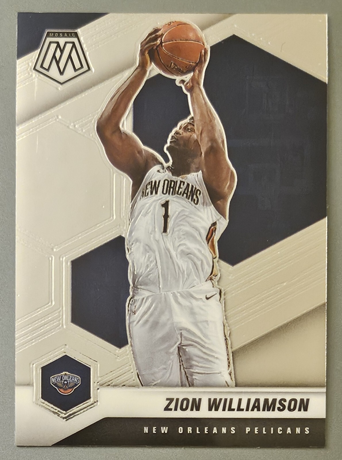 2020-21 Panini Mosaic - #49 Zion Williamson