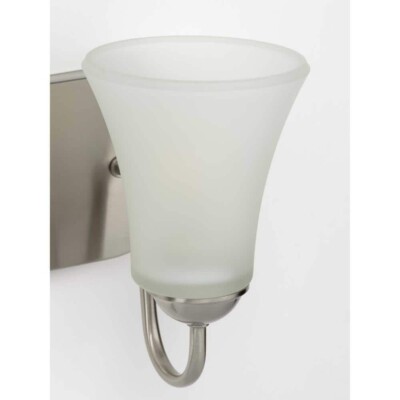 Classic Collection 2-Light Brushed Nickel Vanity Light by Progress Lighting