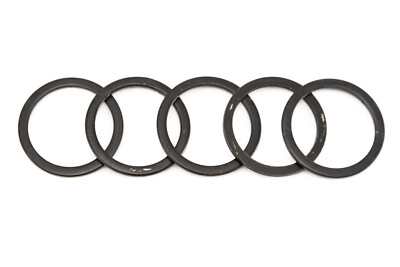 5 Stück Fahrrad Spacer Vorbau Distanz Ring 1 1/8 Zoll Steuersatz 2mm Stahl