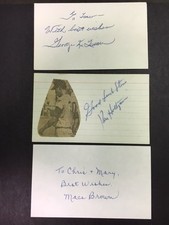 George McQuinn St Louis Bro/ NY Yankees Signed Index Card 1936 Debut JSA Precer
