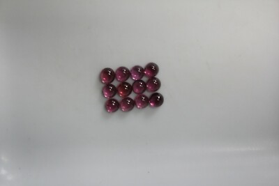 Rhodolite Garnet 2mm, 3mm, 4mm, 5mm, 6mm Flat Back Round Cabochon Loose Gem(s)