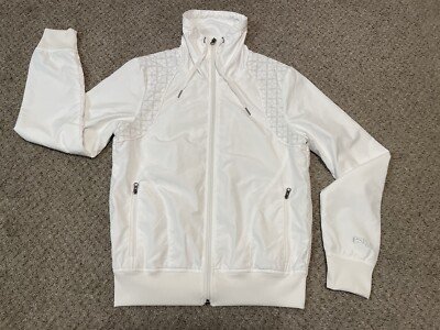 EUC!! Esprit Sports Women Small Racer Jacket Lightweight Running Windbreaker