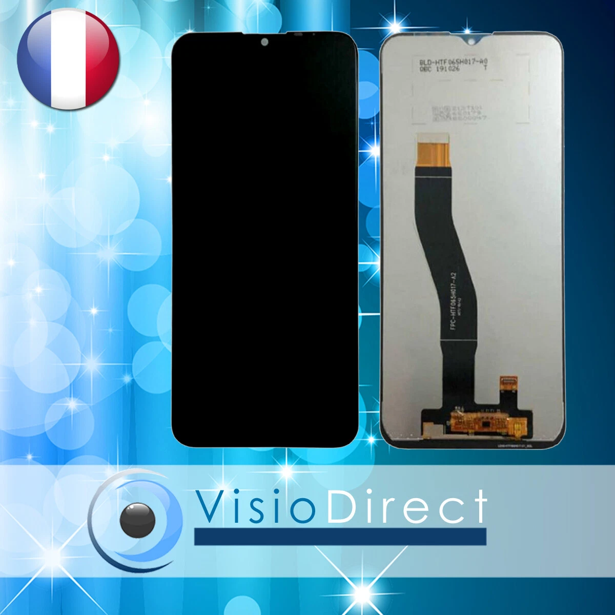 Vitre / Ecran tactile pour Wiko VIEW 2 Noir + Outils - - Pièces