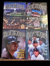 Colorado Rockies MLB 1995 Coors Field Opening Day Playoffs Castillo Pitchers