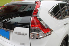 For Honda Cr-v Crv 2012 2013 2014 Chrome Rear Tail Light Lamp Cover Trim 4pcs For Honda Cr-v Crv 2012 2013 2014 Chrome Rear Tail Light Lamp Cover Trim 4pcs