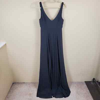 Show Me Your Mumu Jenn Maxi Dress in Black Chiffon Women's Size M | eBay