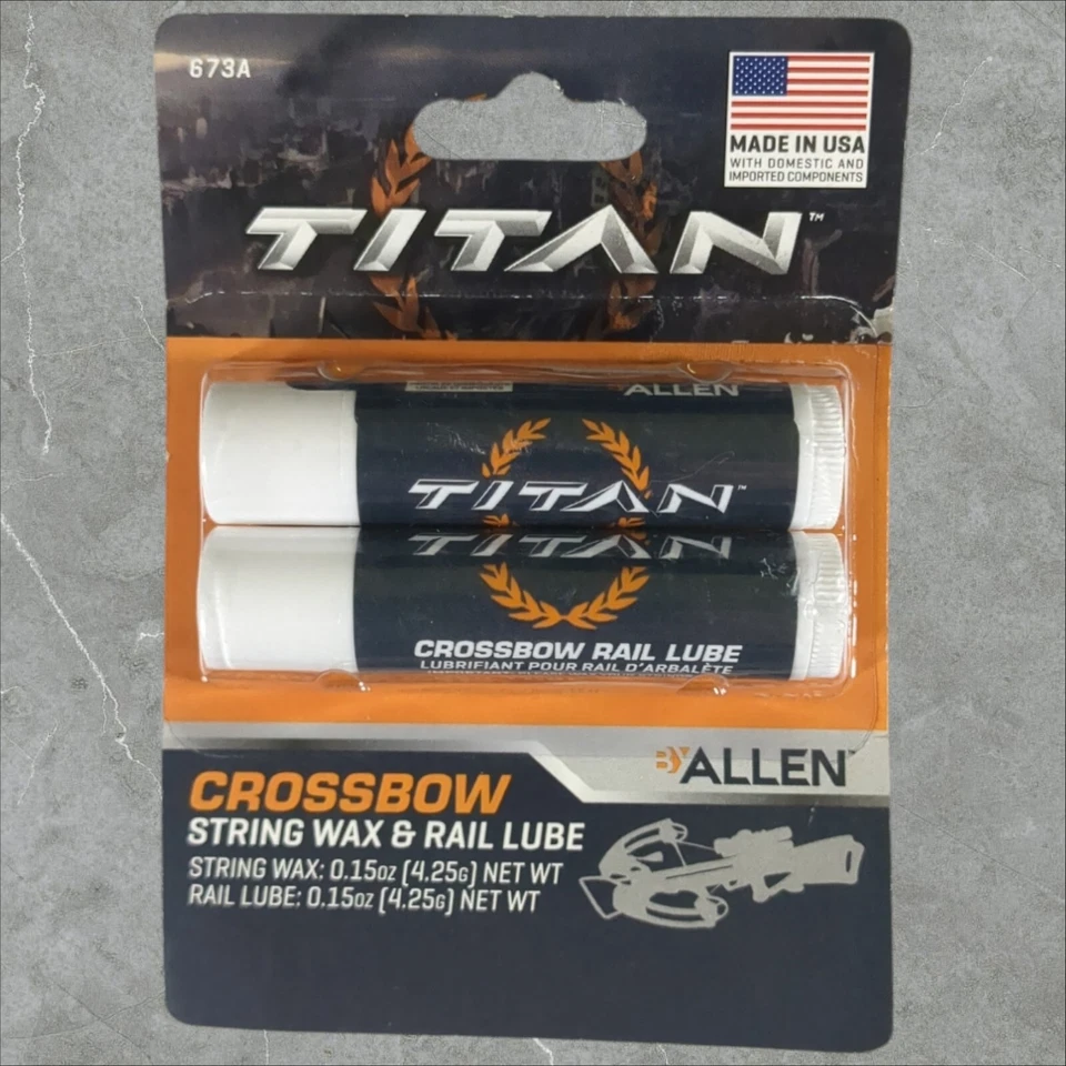 Titan Crossbow String Wax & Rail Lube 673A Allen Company 2 units 4 total sticks - Image 3 of 4