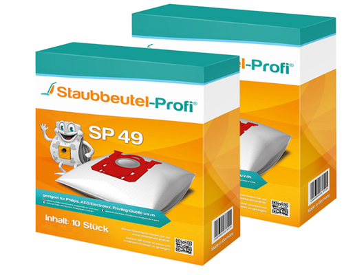 PakTrade 20 Sacchetti per Aspirapolvere + 2 Filtri per AEG,Electrolux UltraSilencer USORIGINPR