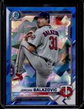 Jordan Balazovic 2021 Bowman Chrome Sapphire - #BCP-61 - Minnesota Twins