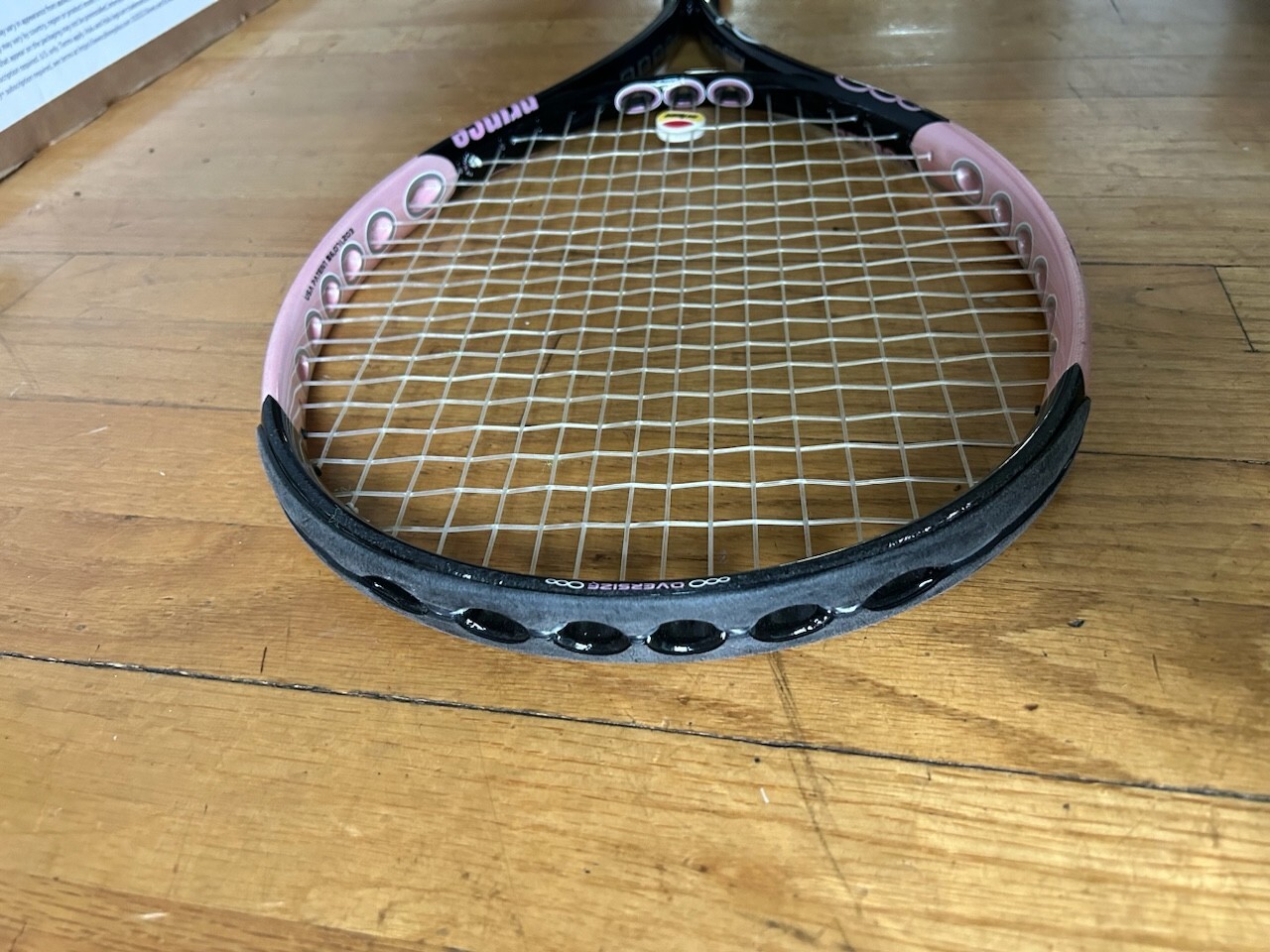 Prince O3 Pink Tennis Racquet 1300 Power Level 110" Oversize Head w/ Tour Bag