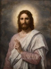 Jesus Christ Religious Portrait Oil painting Art Giclee Printed on canvas P2304