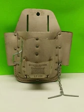 construction job Action Leathercraft Professional Tool Pouch LP 438 With Pockets