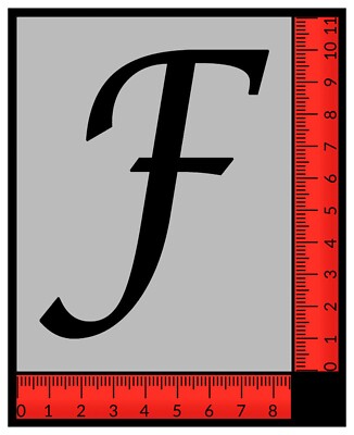 Calligraphy Monogram Initial 9