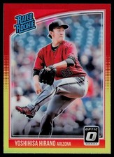 2018 Optic - Rookie Yoshihisa Hirano #48 Red Yellow Prizm (RC) Diamondbacks