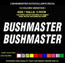 2 BUSHMASTER autocollant  Véritable decal autocollant STICKERS  IMPERMÉABLE