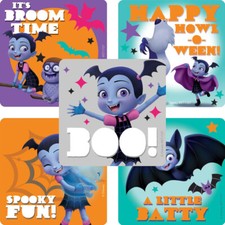 25 Vampirina Halloween Stickers, 2.5"x2.5" ea., Party Favors