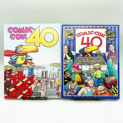2 Lot SDCC 2009 San Diego Comic-Con International Souvenir Book and Events Guide