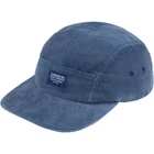 Casquette de camp Supreme velours côtelé poche coton bleu FERMETURE MAGASIN !!