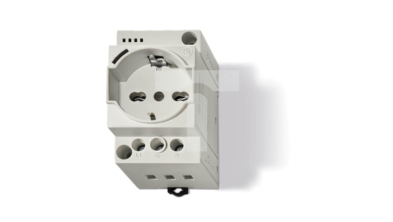Universal service electrical socket for DIN RAL7035 rail 7U.00.8.230.0000 /T2UK