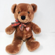 Vintage Rare Dakin T. Bear Foundation Plush Stuffed Animal 1983 Red Heart 14"