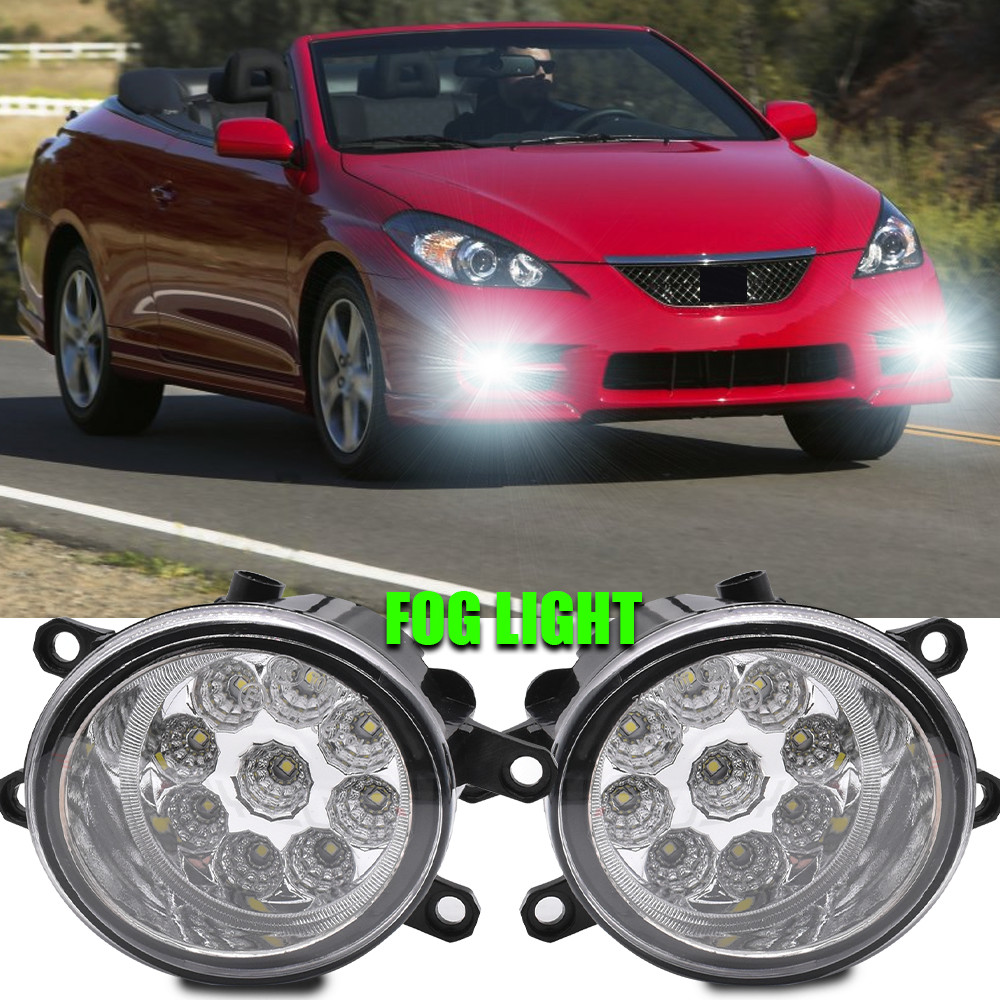 Front Bumper Fog Light Driving Lamps Left & Right For TOYOTA SOLARA 2007-2008