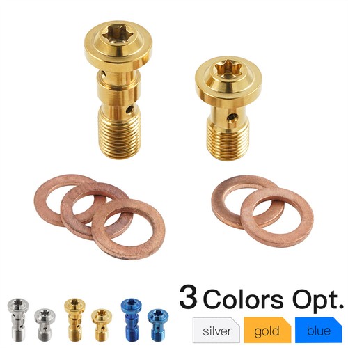 Titane Brembo Banjo Boulon Vis M10 X1.0 Cross Perforé - Foto 9