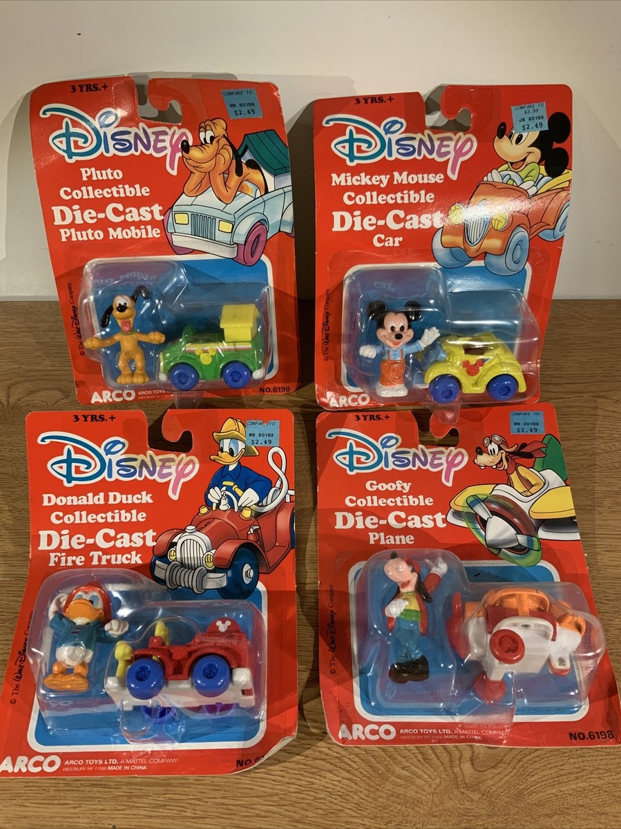 Lot Set Of 4 Vintage Arco (Disney) 