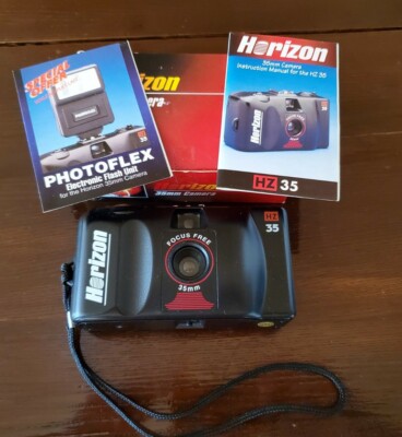 Horizon HZ35 Camera Uses 35mm Film Complete w Instruction Book & Box Untested 